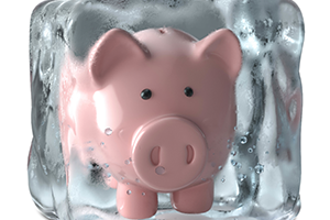 zamrożenie środków na lokacie bankowej